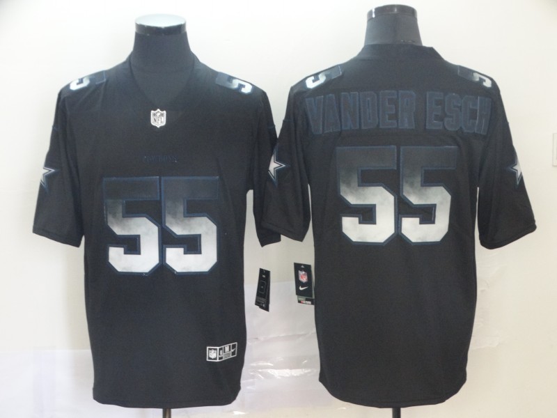 Men's Dallas Cowboys Leighton Vander Esch #55 Black Team Jersey